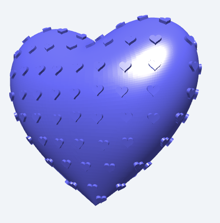 Heart stamp